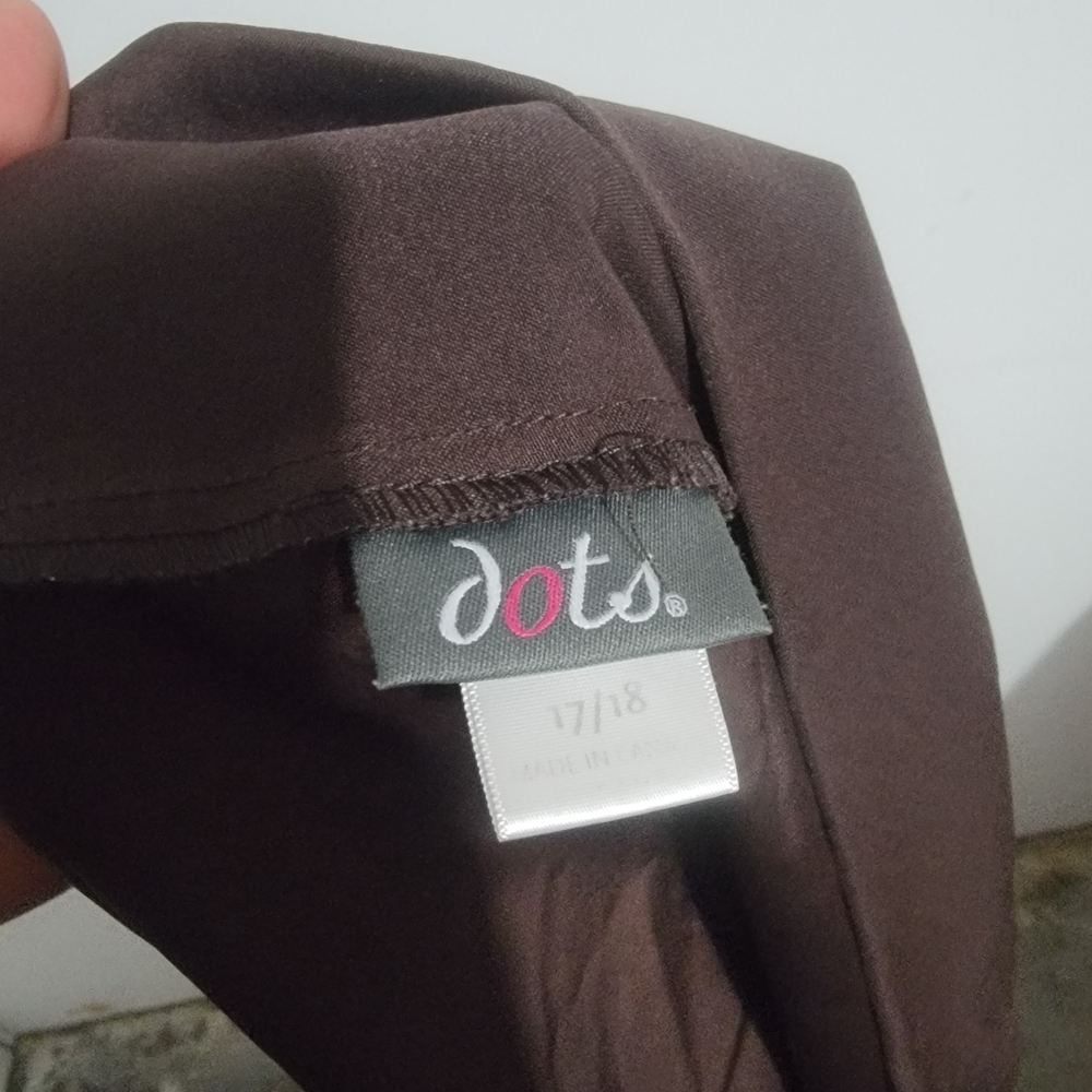 Dots Chocolate Brown Top